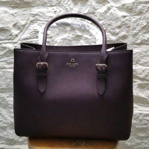 Kate Spade "Airel" Mahogany Tote - BRAND NEW